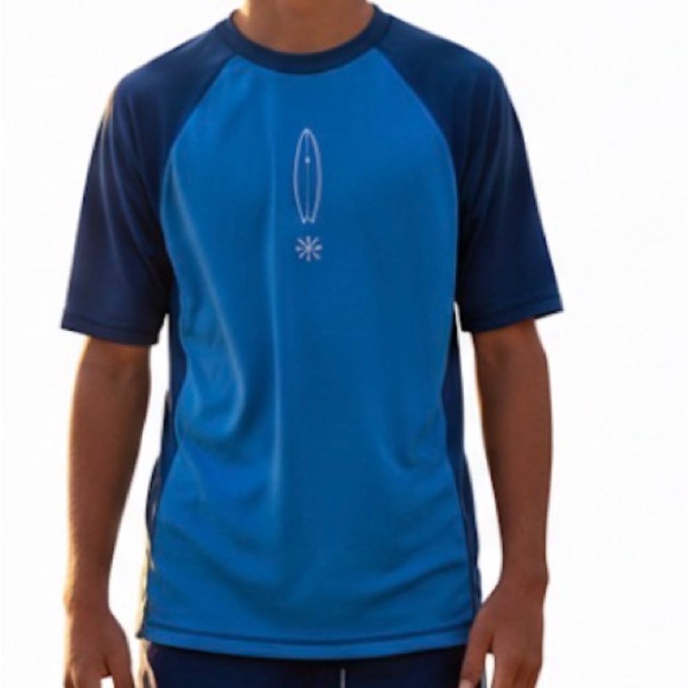 GAP Kids’ XXL (14/16) Surf Rashguard Swim Top, 1/2 Sleeves, Preloved